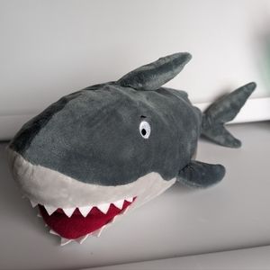 5/$20 🌼 Kohls Cares Dude! Shark plush 12in stuffed animal toy gray & white toy